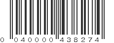 UPC 040000438274