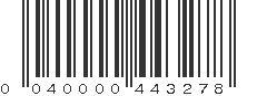 UPC 040000443278