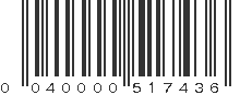 UPC 040000517436