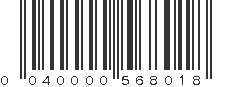 UPC 040000568018