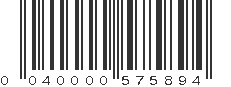 UPC 040000575894