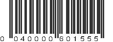 UPC 040000601555