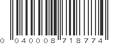 UPC 040008718774