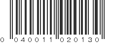 UPC 040011020130