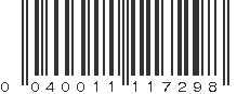 UPC 040011117298