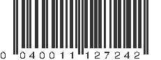 UPC 040011127242