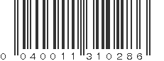 UPC 040011310286