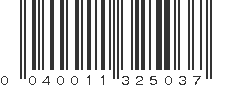 UPC 040011325037