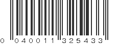 UPC 040011325433