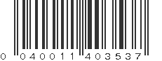 UPC 040011403537