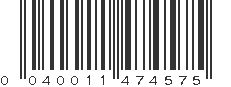 UPC 040011474575