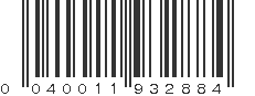 UPC 040011932884