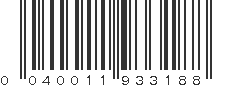 UPC 040011933188