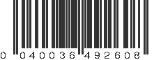 UPC 040036492608