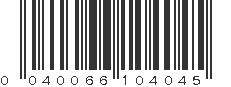 UPC 040066104045