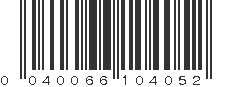 UPC 040066104052