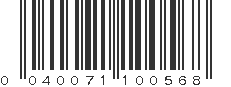 UPC 040071100568