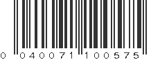 UPC 040071100575