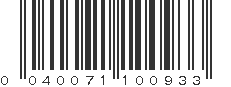 UPC 040071100933