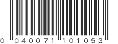 UPC 040071101053