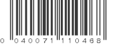 UPC 040071110468