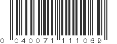 UPC 040071111069