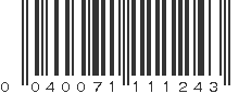 UPC 040071111243