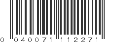 UPC 040071112271