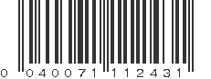 UPC 040071112431