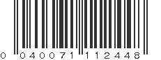 UPC 040071112448