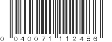 UPC 040071112486