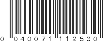 UPC 040071112530