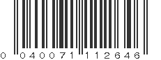 UPC 040071112646