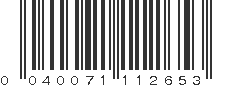 UPC 040071112653