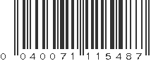 UPC 040071115487