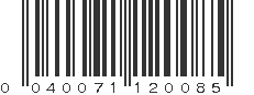 UPC 040071120085