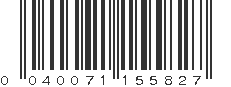 UPC 040071155827