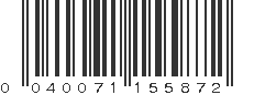 UPC 040071155872