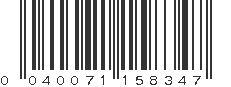 UPC 040071158347