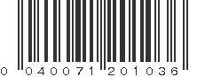 UPC 040071201036