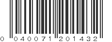 UPC 040071201432