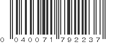 UPC 040071792237