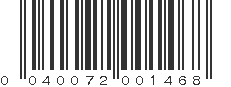 UPC 040072001468