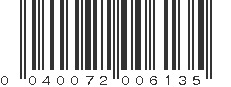 UPC 040072006135