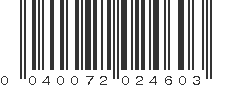 UPC 040072024603