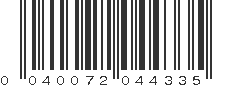 UPC 040072044335