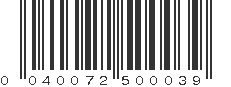 UPC 040072500039