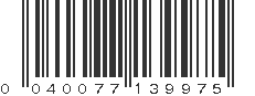 UPC 040077139975