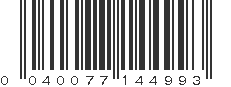 UPC 040077144993