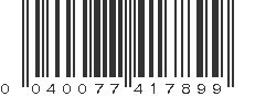 UPC 040077417899